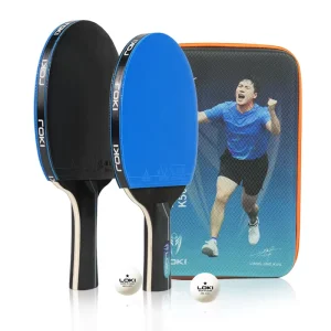 LOKI K5000 Ping Pong Paddle Quality Portable Table Tennis Set With 2 Rackets 2balls