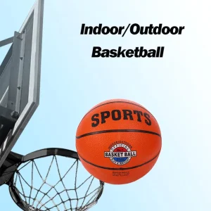 Promotion Size 5 Rubber Basketball Custom Design and Color Rubber Basketball Ball Outdoor