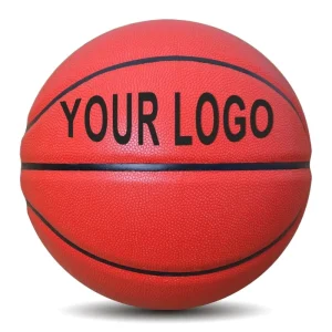 Promotional Custom Logo Size 5 6 7 Manufacture PU Material Personalized Training Orange Basketball Ball