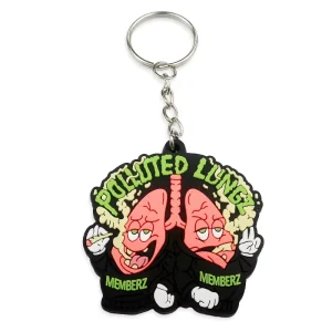 Promotional Keychain Rubber Pvc Soft logo Silicone Key Chains Custom Keyring Accessories