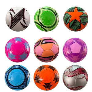 Promotional Lightweight Training Soccer Balls PU Machine Stitched White Orange Eco Friendly Durable Club Football for Adults