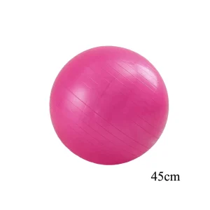 Purple Anti Burst PVC Thickened Yoga Ball for Clinical Rehabilitation Physical Therapy Posture Correction and Spine Support
