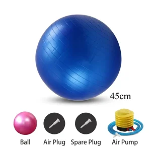Purple Anti Burst PVC Thickened Yoga Ball for Professional Athlete Recovery Plyometrics High Performance Strength Endurance