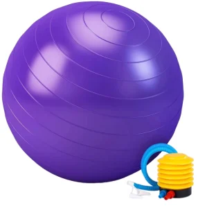 Pvc Thick Explosion Proof Yoga Ball 45Cm 55Cm 65Cm Yoga Studio Fitness Ball 75 Smooth Scrub Pilates Ball