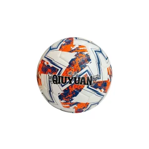 QIUYUAN Orange Thermal Bonded Size 5 Soccer Ball Premium PU Model S5 242 1 Indoor Outdoor 0.4 0.45kg Professional Match