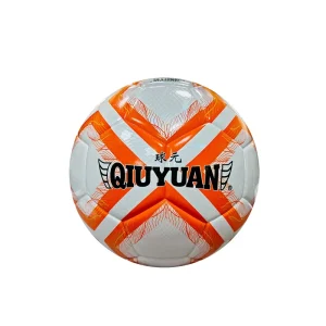 QIUYUAN S5-251-1 Orange Size 5 Lightweight Thermal Bonded PU Eco-Friendly Durable Soccer Ball Indoor/Outdoor Match Training