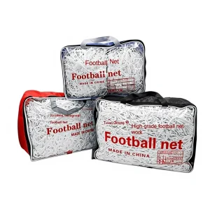 Qianxun Portable Detachable Indoor Outdoor Training 11/7/5 People PE Football Goal Net White Eco Friendly Foldable Durable Easy