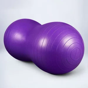 Qiqiang High Quality PVC Material Explosion-Proof and Thickened Peanut Shape Fitness Inflation Yoga Ball