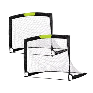 R S G R005 4X3FT Foldable Fiberglass Polyester Kids Soccer Goal for Backyard Garden Playing Portable Target Shooting