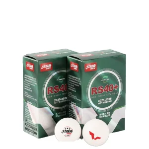 RS40+ Three Star and Three Star Competition Balls, Two Star and One Star Professional Grade Table Tennis Balls