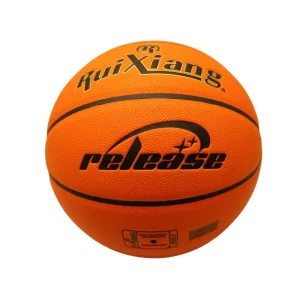 RXB7705 Size 7 Indoor Training Basketball Custom Logo Printed Pu Microfiber Cover Natural Rubber Bladder Durable Game