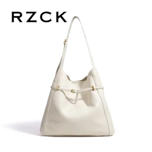 RZCK Custom Fashion Designer Handbags Leather Strap Accessories Ladies Shoulder Bag Large Capacity Leather Women’s Hobo Bags