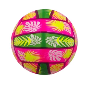 Rainbow PVC Inflatable Toy Beach Ball with Hang Tag Logo for Kids Play 16cm EN71 Certified