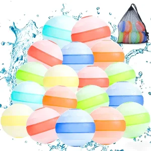 Reacing Water Bomb Self Sealing Water Balloons Fun Water Balloon Magnetic Reusable Water Balloon for Pool Toy