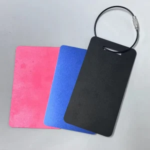 Ready To Ship Custom Logo Aluminum Luggage Tag Personalized Metal Travel Suitcase ID Tags Waterproof Name Label