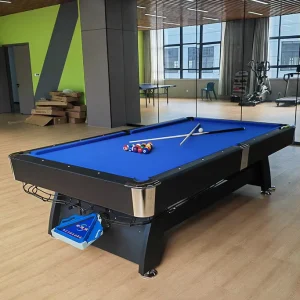 Ready to Ship Indoor Classic 7ft 8ft 9ft Marble Slate Top American Billiard Pool Tables With Auto Ball Return