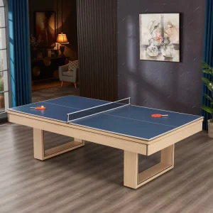 Ready to Ship Modern Rustic Style 3 in 1 Pool Table 7ft 8ft 9ft Wood Billiard Pool Table with Dinning Top for Home