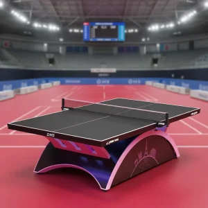Red Double Happiness Paris Rainbow Professional Indoor Competition Standard Not Table Tennis Table