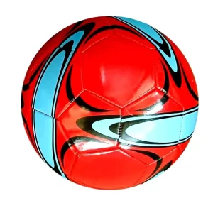 Red Soccer Ball Size 5 PVC Material Machine-Stitched Outdoor Team Match Football Game