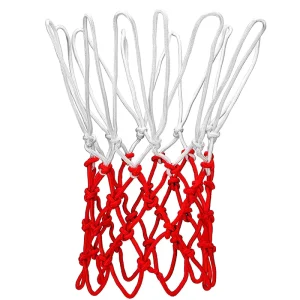 Red White Basketball Hoop Net Training Equipment with Durable Hanging System