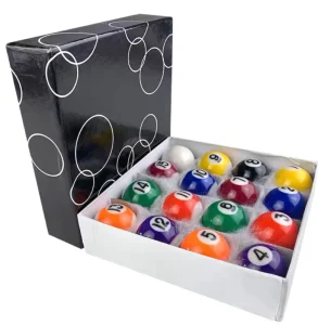 Regular Size 57.2mm American Black 8 Snooker Balls Ball Set Complete 16 Balls Pool Table Accessories Billiards Accessories