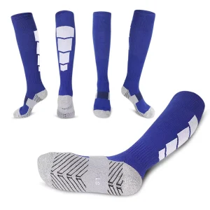 Regular Youth Knee High Football Soccer Cushion Sock Adult Baseball Knitted Sports Socks Custom Logo Soccer Socks