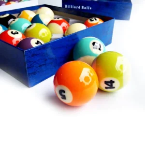 Resin 8A 57.2mm Complete Set Snooker Pool Balls Customizable Tournament Use