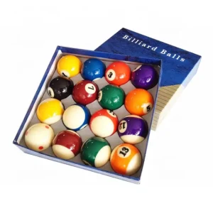 Resin Billiard Pool Table Balls Complete Set 2-1/4”