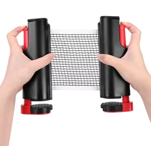 Retractable Ping Pong Net with Post Table Tennis Portable Indoor Outdoor Home Office Game Replacement Sports Accessories