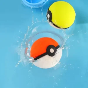 Reusable Silicone Water Ball Pokeball Design Quick Fill Self Sealing Water Bomb Summer Pool Toy for Kids Factory Direct