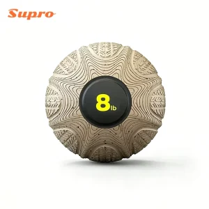 Rubber Medicine Ball 6-20LB Anti-Slip Weighted Slam Ball for Gym Strength Training Core Workouts
