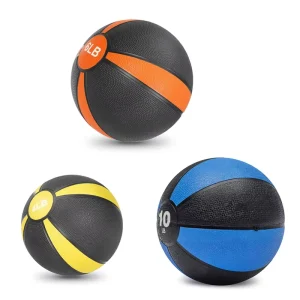 Rubber Weighted Medicine Ball 10kg Eco-Friendly Strength Training for Weight Lifting Waist Recovery Rebounded