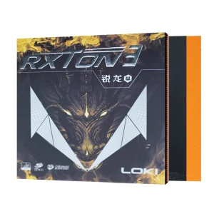 Rxton 3 Professional Pingpong Rubber Medium Hardness ITTF Approved Table Tennis Racket Rubber