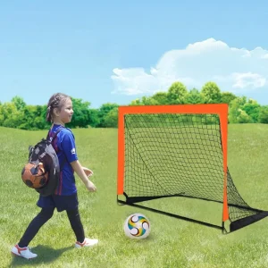 SG04B Durable Fiberglass Frame Mini Portable Pop-up Soccer Goal for Kids Customizable Size & Color Factory Direct From China