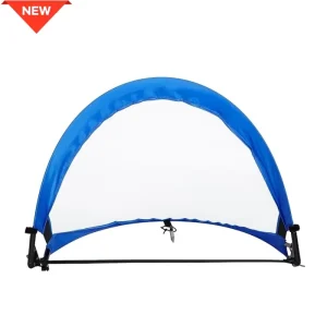 SG05A Mini Soccer Goal for Kids Foldable Pop up Design 4x3FT Fiberglass Polyester Net Made in China