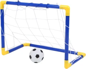 SG11B Mini Soccer Goal for Kids Portable Children’s Plastic Soccer Goal 6FT X 4FT Training Size