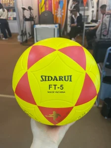SIZE 5 Custom Brand Leather Laminated Soccer Ball Made in Hebei