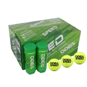 SPEED Series 57% Wool ITF Approved Pressurized Tennis Balls High Elasticity Durable Portable for Match Training 24 Cans/CTN