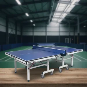 ST1801 18mm Professional Indoor Table Tennis Table with Quick Clamp Net and 10 Minute Easy Assembly