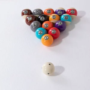 STELLARWAY American Black Eight Pool Balls 16 Color Chinese Standard Resin Crystal Snooker & Billiard Balls
