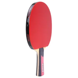 SWORD-R Portable Outdoor Table Tennis Paddles Horizontal Straight Grip 5-Ply Polypropylene Baseboard Pimples Rubber
