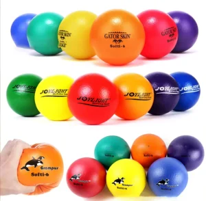 SYH282 Soft PU Skin Foam Rapid Playground Kickball for Kids’ Play Low Bounce Sport Ball Dodge Ball Juggling Toy