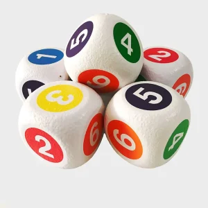 SYH293 Educational Safety Teaching Aids Custom Logo PU Dice Foam Dodgeball Set for Kids and Adults