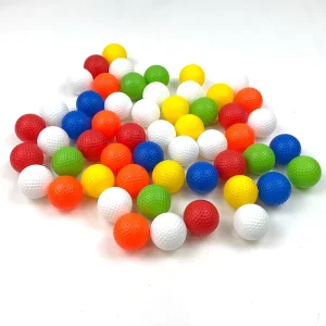 Seamless Hollow Plastic Golf Practice Ball 41mm Durable Quality Indoor Outdoor Swing Training Golf Balls Custom Logo