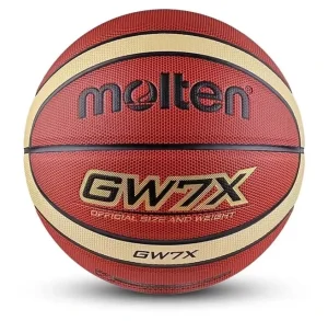 Seamless Thermally Bonded Basketball Official Size 7 High Grip PU Leather Water Resistant Lightweight Match Game Ball