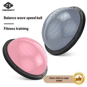 Semi-Circular Balance Yoga Ball Fitness Half Ball Pilates Ball Speed Wave Training Equipment ABS PVC SQBQ01