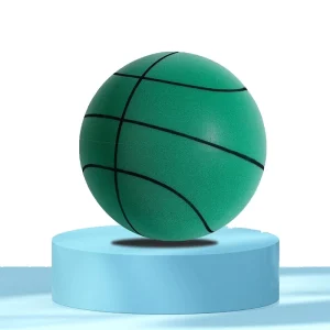Silent Basketball Size 5 PU Cover Durable Lightweight Indoor Training Ball for Kids