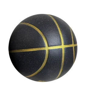 Silent Mute Basketball PU High Density Solid Sponge Basketball New Tech 580g No Chippings with Custom Logo Popular in USA