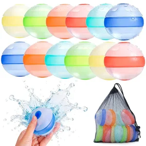 Silicone Water Balloons Rapid Fill Water Balloon Pool Beach Toys Fright Water Game Reusable Water Balloons For Kids
