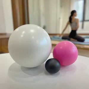 Silicone Yoga Fitness Massage Ball Washable Customizable Size & Color Cutting Service